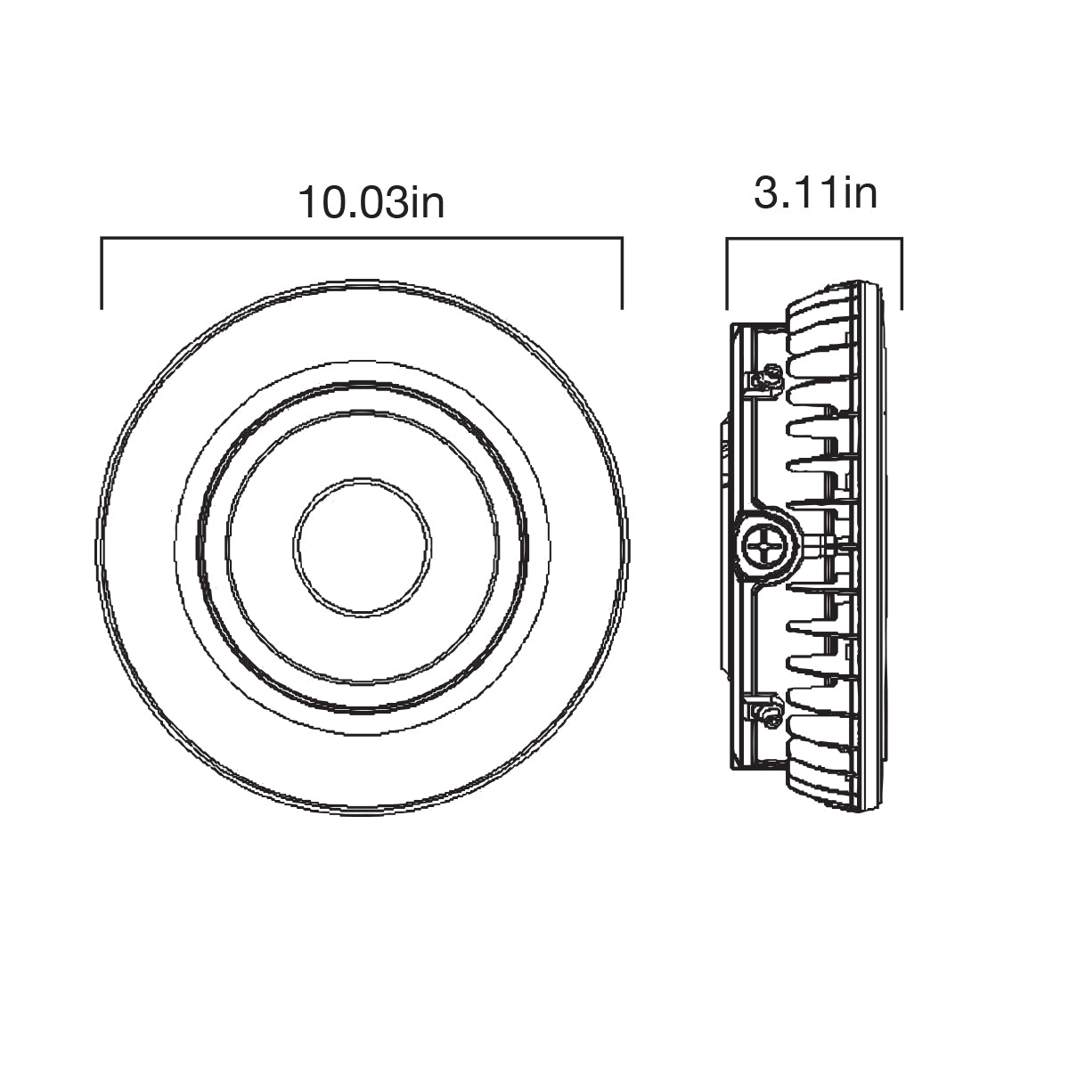 Round Canopy: Slim-Line