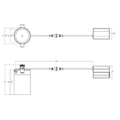 3" Cylinder Downlight: DLJBX