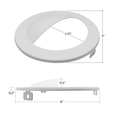 4" CMD: Wall Wash Trim