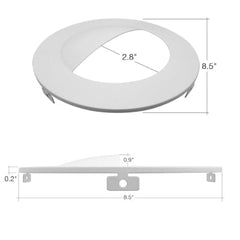 8" CMD: Wall Wash Trim