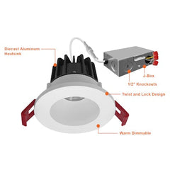 2" Smooth Downlight: SnapTrim-Line