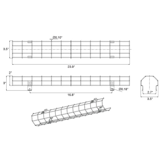 2ft Long Wire Guard for 2ft RST