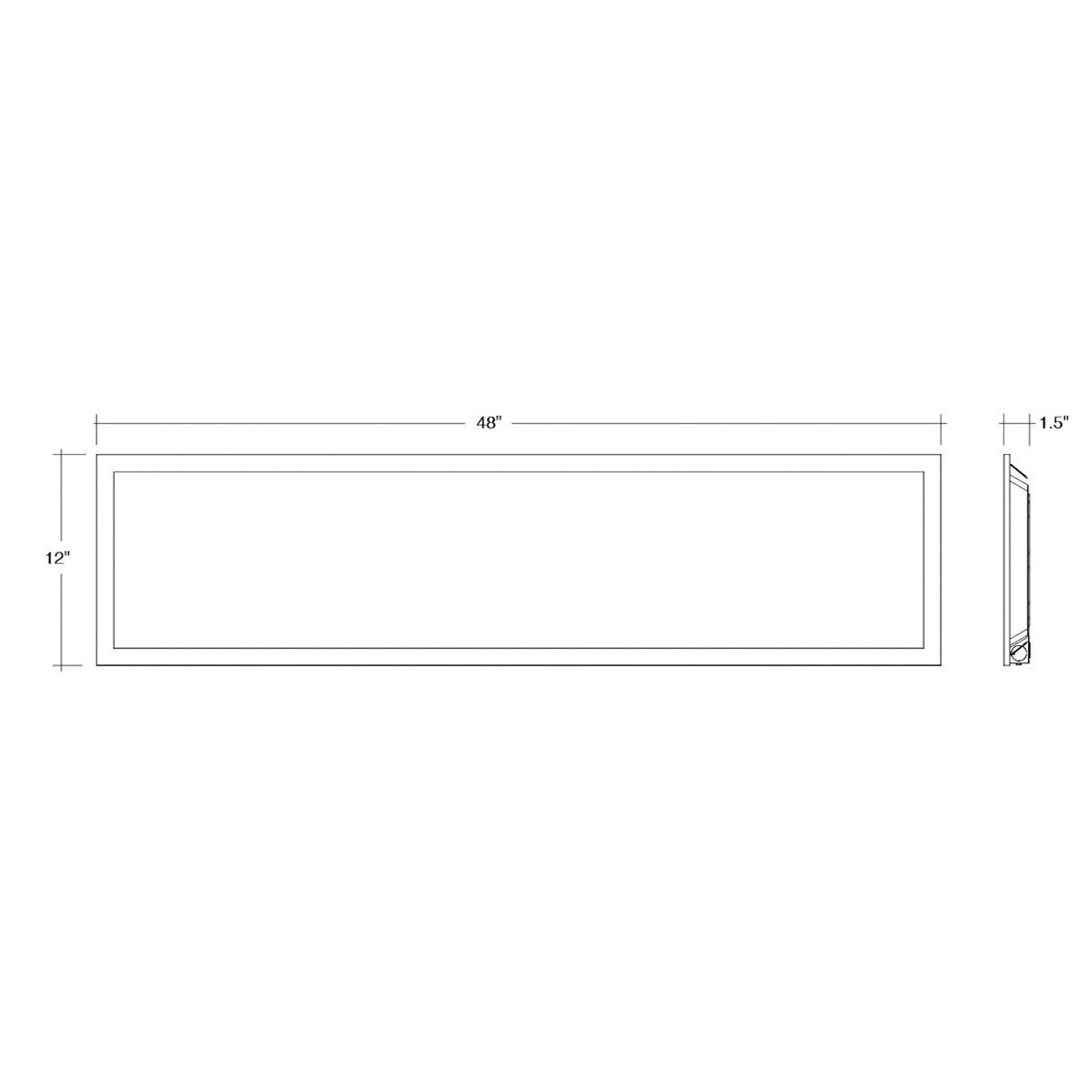 1x4 LED Panel: Backlit-Line