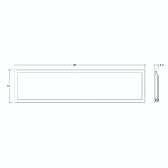 1x4 LED Panel: Backlit-Line