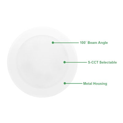 6" Disk Light Surface Mount