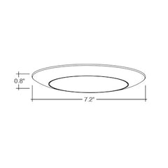 6" Disk Light Surface Mount