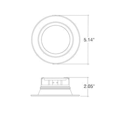 4" Retrofit Downlight: RDL-Line