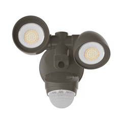 Security Light - Round Double Head PIR