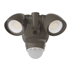 Security Light - Round Double Head PIR