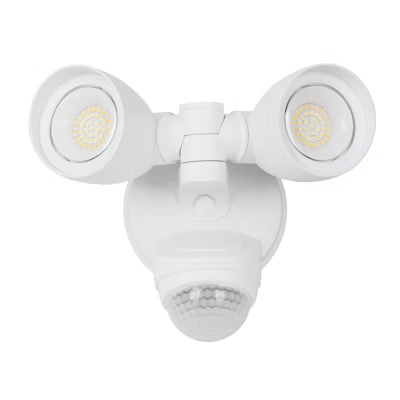 Security Light - Round Double Head PIR