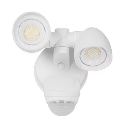 Security Light - Round Double Head PIR