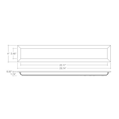 4"x2' LED Panel: Backlit-Line