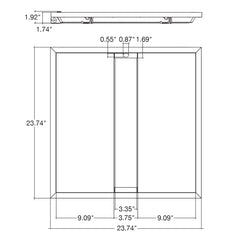 2x2 Troffer: GLIDE-Line