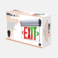 Emergency Exit Sign Red/Green Selectable Letters