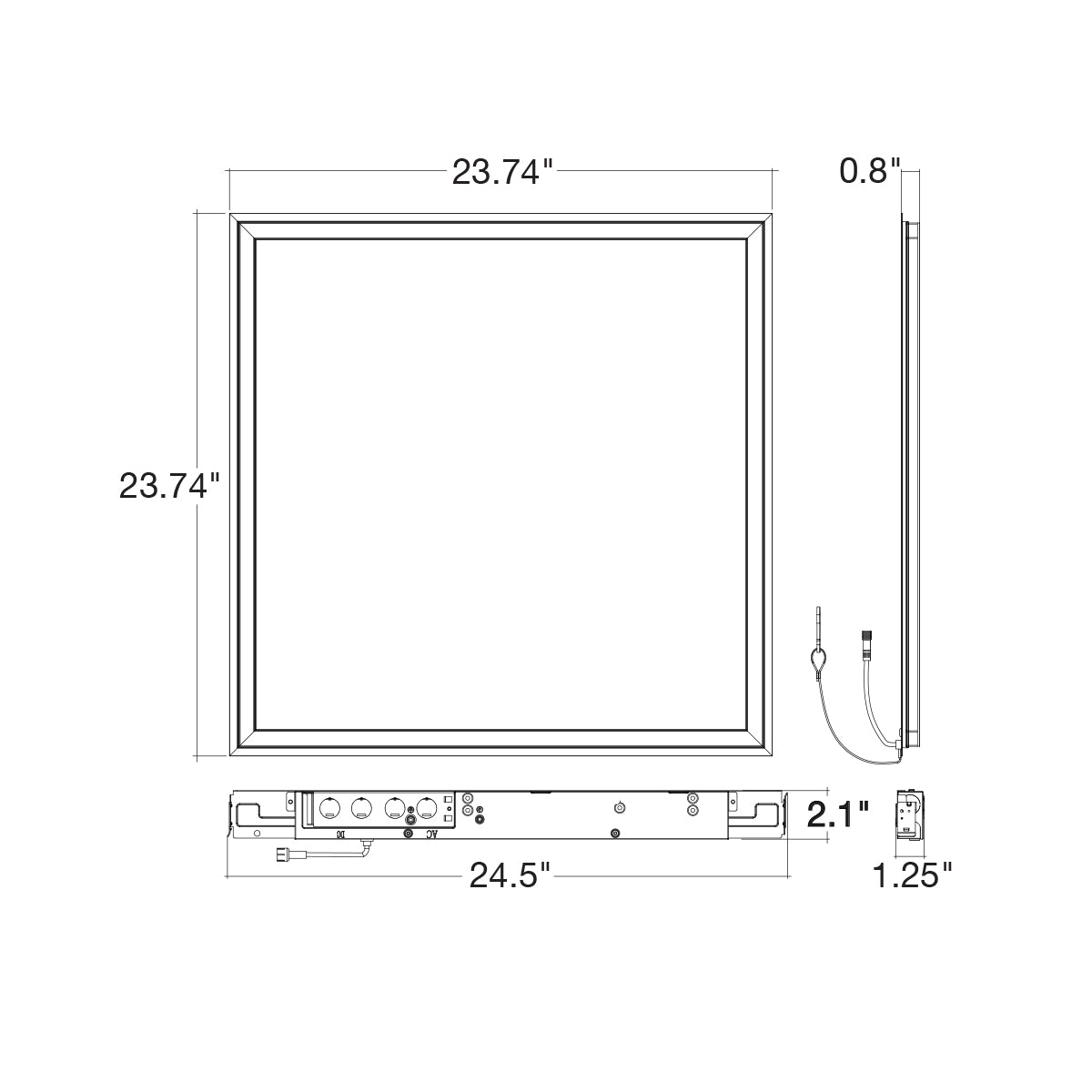 2x2 Frame Drop In: ARCY-Line