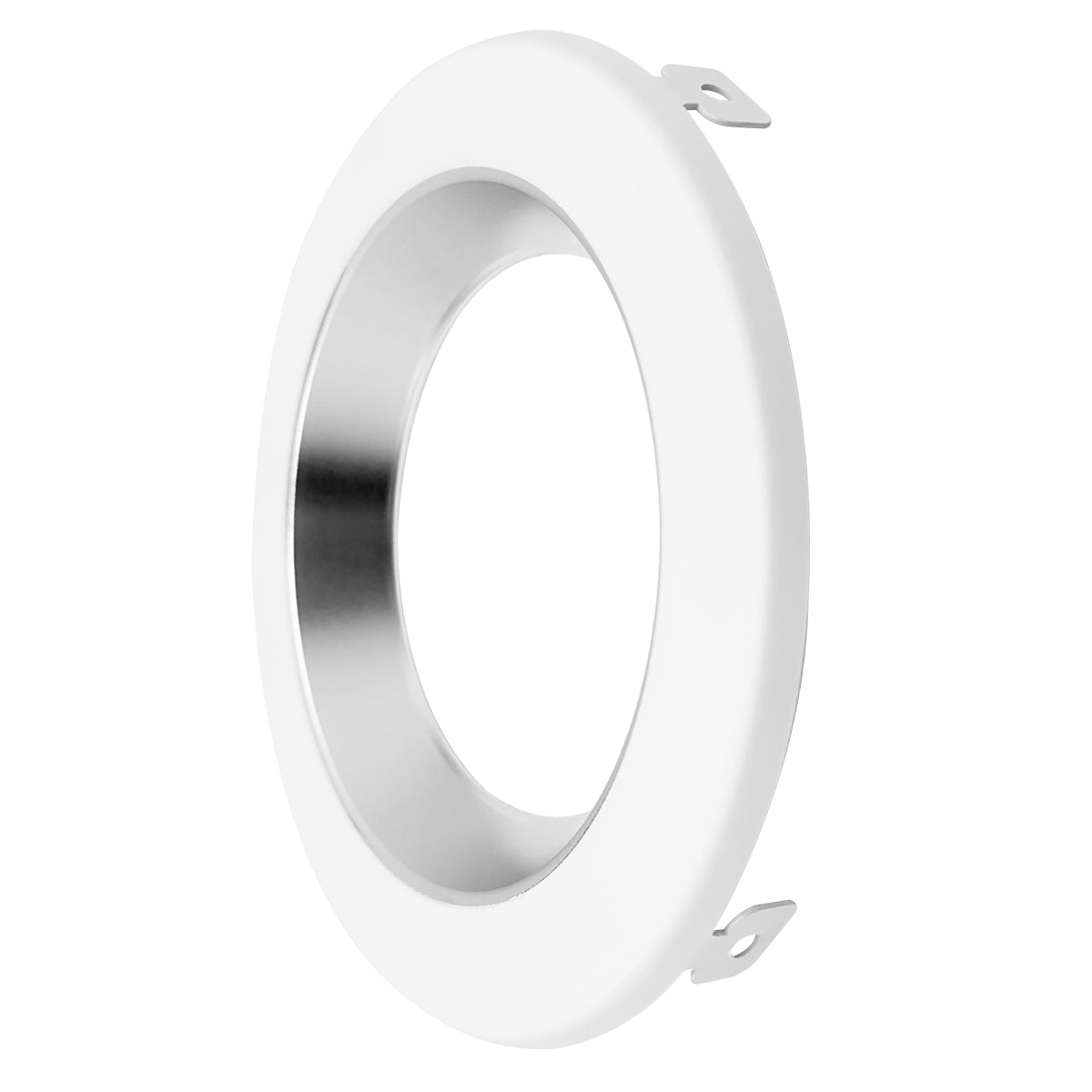 4" CMD: Clear-Specular Haze Reflector + White Trim