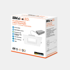 4" External J-Box: SQ-Line