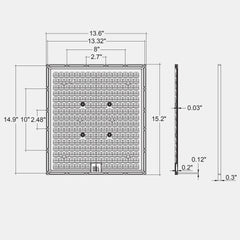 Area Light: OPTIC-Line (Selectable): Lens for Type I, II, III 5P300