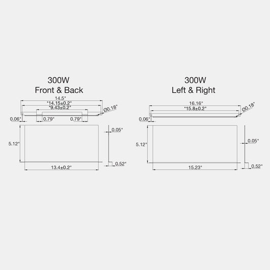 ARL3: OPTIC-Line: 4 Piece Shield for 5P300 BACK/FRONT/SIDES