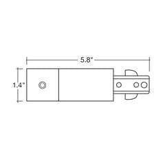 Conduit Power Feed: 3-wire power connector with conduit