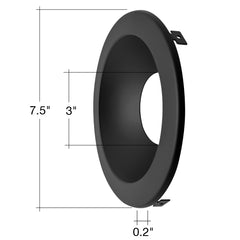 6" CMDEX: Black Reflector