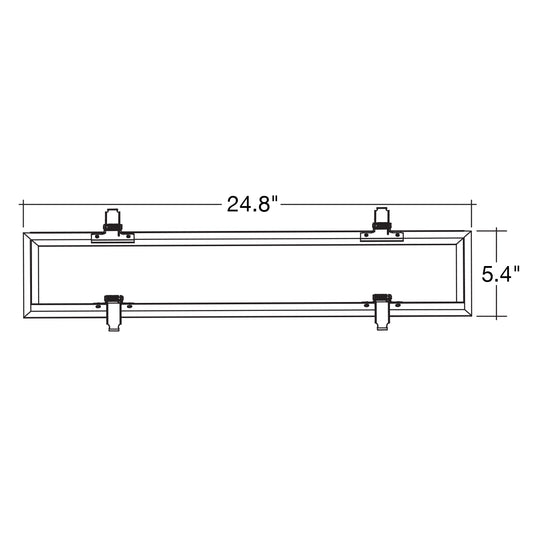 4"x2' Flange (Drywall) Kit
