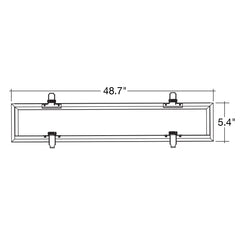 4"x4' Flange (Drywall) Kit