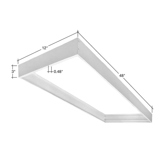 1x4 Surface Mount Kit 3" Height for  all panels and troffers