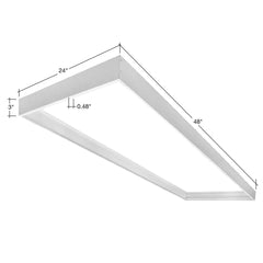 2x4 Surface Mount Kit 3" Height for  all panels and troffers