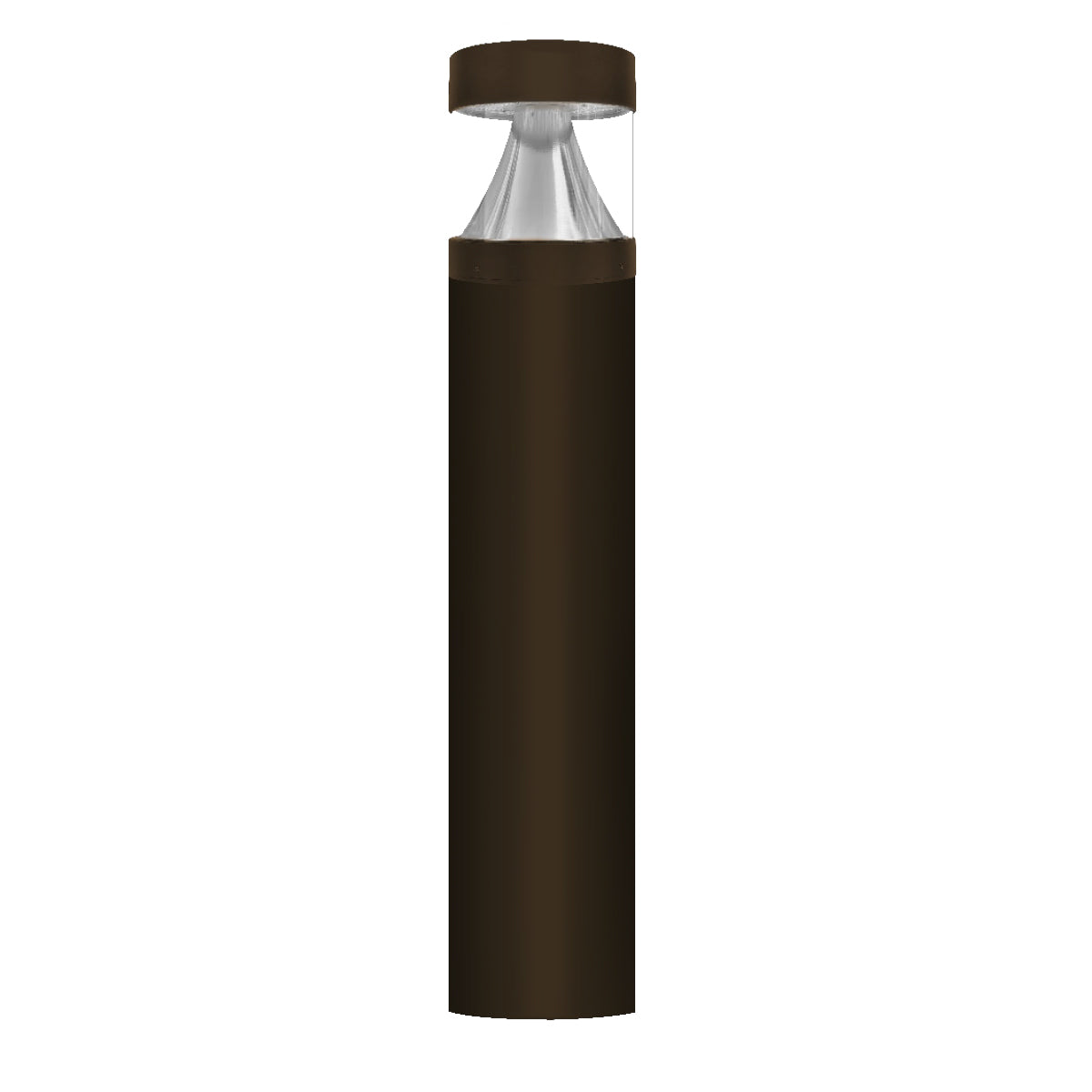 22" Bollard Base: Round Bronze