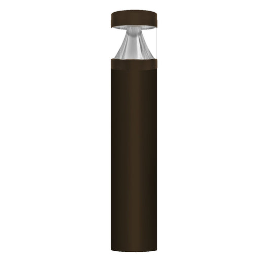 22" Bollard Base: Round Bronze