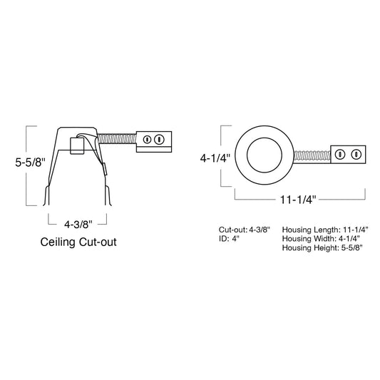 4" IC Rated Can: Retrofit                                   5-7 Day Lead Time