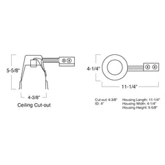 4" IC Rated Can: Retrofit                                   5-7 Day Lead Time