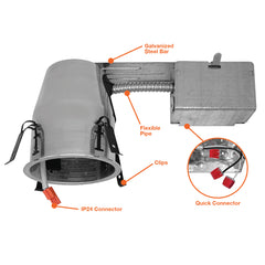 4" IC Rated Can: Retrofit                                   5-7 Day Lead Time