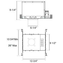 6" Fire Rated New Construction Can         5-7 Day Lead Time