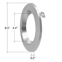 6" CMD: Clear-Specular Haze Reflector