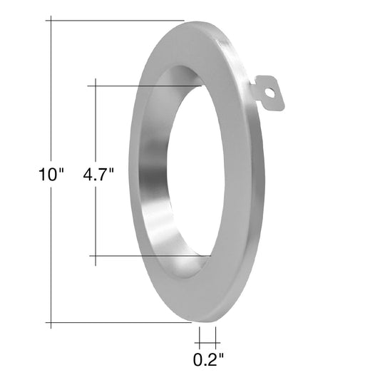 8" CMD: Clear-Specular Haze Reflector