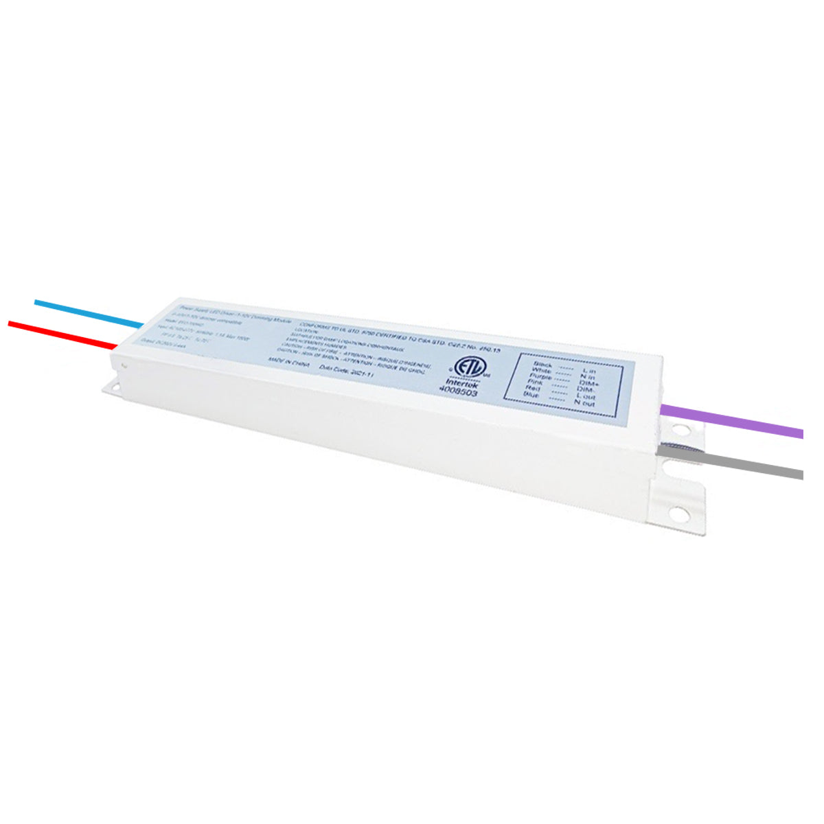 0-10V Dimmable driver for all EnVision LED Tubes (T8, T5)