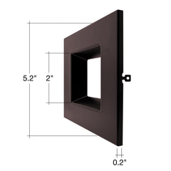 DL-SQ-4 Black Smooth Trim