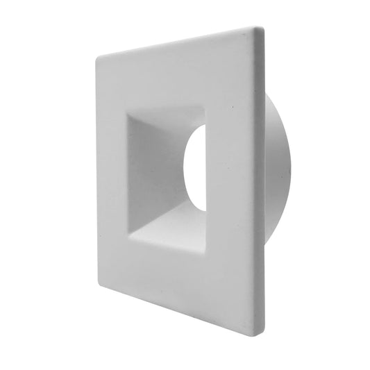 DLJBX-1: Black/White Square Smooth Trim