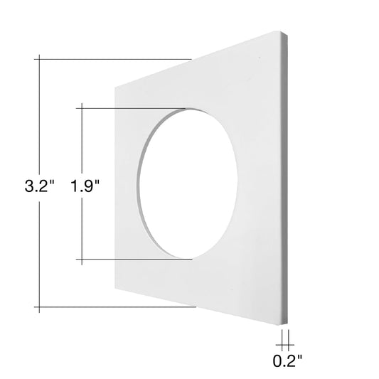 DLJBX-2: White Smooth Square