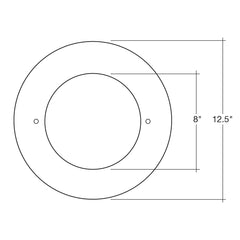 8" Goof Ring, Inner Dim: 8"
Outer Dim: 12.5"