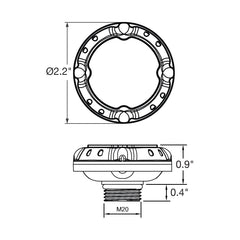 Bi Level Motion Sensor w/ Daylight Harvesting, Works with ARL2, RHB, LHB, CRN Twist-C Technology  (Remote Required: S-LINE-R)