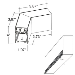 120° L Connector Downlight