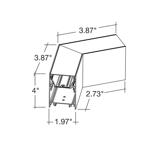 120° L Connector Downlight