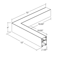 12x12" L-Shape Downlight