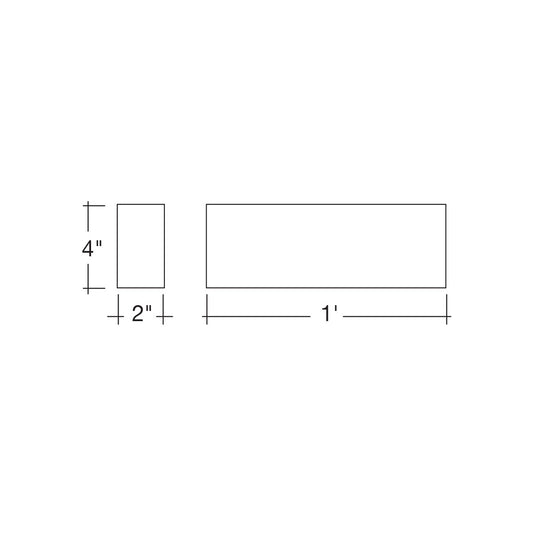 1' Architectural Linear Downlight