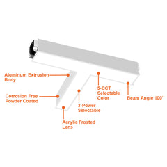 2' T-Shape  Downlight