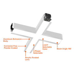 2' T-Shape  Downlight