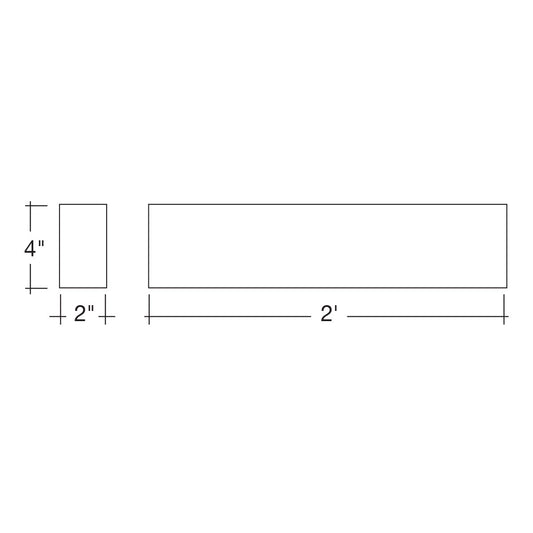 2' Architectural Linear Downlight